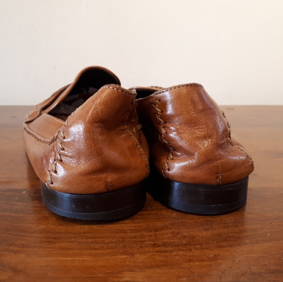 Cole Haan Mens 11.5 Tan Brown Leather Loafers - Picture 2 of 8